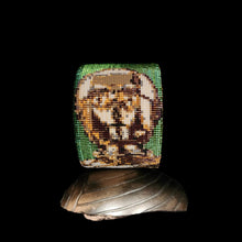 Load image into Gallery viewer, Beaded Portrait Cuffs by Shelby Rowe (Chickasaw)