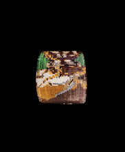 Load image into Gallery viewer, Beaded Portrait Cuffs by Shelby Rowe (Chickasaw)
