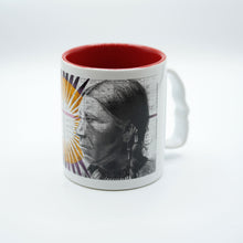 Load image into Gallery viewer, Coffee Mug - Welcoming the New Dawn by Chris Pappan (Kaw)