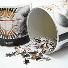 Load image into Gallery viewer, Puzzle - Welcoming the New Dawn by Chris Pappan (Kaw)