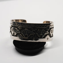 Load image into Gallery viewer, Sterling Silver Bear by Dina Huntinghorse (Wichita)