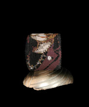 Load image into Gallery viewer, Beaded Portrait Cuffs by Shelby Rowe (Chickasaw)