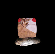 Load image into Gallery viewer, Beaded Portrait Cuffs by Shelby Rowe (Chickasaw)