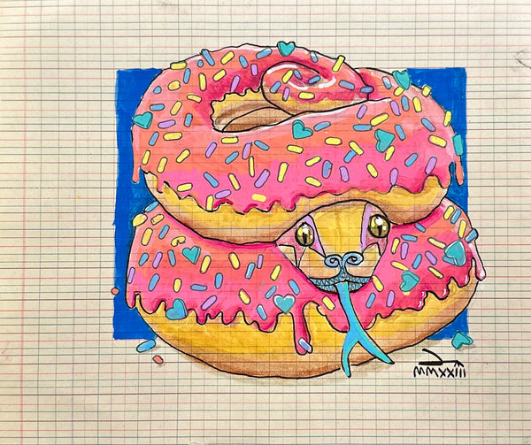 Si̱shtoholloꞌ Donut II by Dustin Mater (Chickasaw)