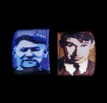 Load image into Gallery viewer, Beaded Portrait Cuffs by Shelby Rowe (Chickasaw)