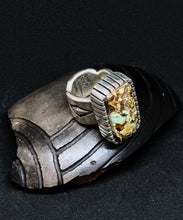 Load image into Gallery viewer, Large Turquoise Ring by JJ Otero (Navajo/Hopi)