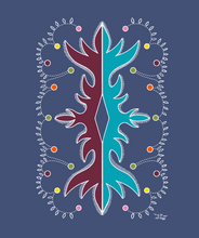 Load image into Gallery viewer, Adult Unisex Shirt - For our clans and for our people by Amber DuBoise-Shepherd (Navajo/Sac & Fox/Prairie Band Potawatomi)