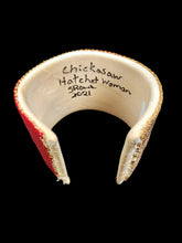 Load image into Gallery viewer, Beaded Portrait Cuffs by Shelby Rowe (Chickasaw)