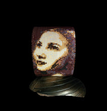 Load image into Gallery viewer, Beaded Portrait Cuffs by Shelby Rowe (Chickasaw)