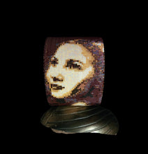 Load image into Gallery viewer, Beaded Portrait Cuffs by Shelby Rowe (Chickasaw)