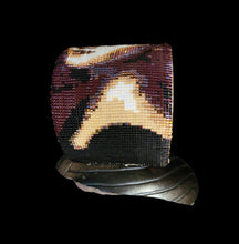Load image into Gallery viewer, Beaded Portrait Cuffs by Shelby Rowe (Chickasaw)