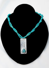 Load image into Gallery viewer, Turquoise/Sterling Silver Necklace by Jason Murray (Kaw/Potawatomi/Osage/Cherokee)
