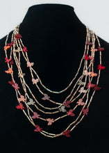 Load image into Gallery viewer, 39 OK Tribes Butterfly Necklace by Shelby Rowe (Chickasaw)
