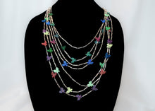 Load image into Gallery viewer, 39 OK Tribes Butterfly Necklace by Shelby Rowe (Chickasaw)
