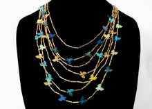 Load image into Gallery viewer, 39 OK Tribes Butterfly Necklace by Shelby Rowe (Chickasaw)
