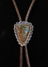 Load image into Gallery viewer, Nevada Blue Bolo Tie by JJ Otero (Navajo/Hopi)
