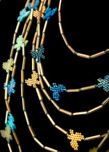 Load image into Gallery viewer, 39 OK Tribes Butterfly Necklace by Shelby Rowe (Chickasaw)
