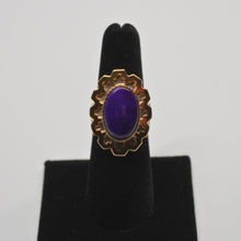 Load image into Gallery viewer, Ring - Sterling Silver/14K Gold with Sugelite by Dina Huntinghorse
