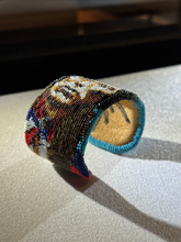 Load image into Gallery viewer, Beaded Portrait Cuffs by Marcus Amerman (Choctaw)
