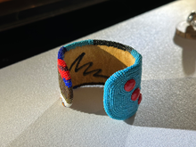 Load image into Gallery viewer, Beaded Portrait Cuffs by Marcus Amerman (Choctaw)
