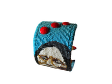 Load image into Gallery viewer, Beaded Portrait Cuffs by Marcus Amerman (Choctaw)
