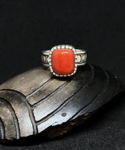 Load image into Gallery viewer, Coral Ring by J.J. Otero (Navajo/Hopi)
