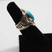 Load image into Gallery viewer, Ring - Sterling Silver w/ Turquoise by Dina Huntinghorse (Wichita)
