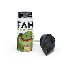 Load image into Gallery viewer, Family Discovery Center 12oz. Stainless Steel Water Bottle
