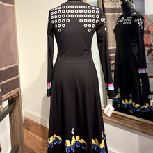 Load image into Gallery viewer, Shells and Ribbonwork Dress (Black) by Nyi K&#39;omi-Kennetha Greenwood (Otoe-Missouria)
