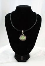 Load image into Gallery viewer, Grasshopper Turquoise Corded Necklace by JJ Otero (Navajo/Hopi)
