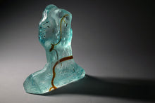 Load image into Gallery viewer, Consignment - Glass Sculpture - Tishkila 2/9 - Addison Karl Chick/Choc
