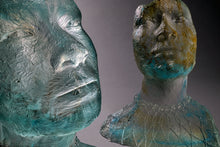 Load image into Gallery viewer, Consignment - Glass Sculpture - Tishkila 2/9 - Addison Karl Chick/Choc
