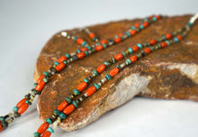 Load image into Gallery viewer, Coral &amp; Turquoise Set by Patricia Martinez-Jim (Navajo)
