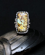 Load image into Gallery viewer, Large Turquoise Ring by J.J. Otero (Navajo/Hopi)
