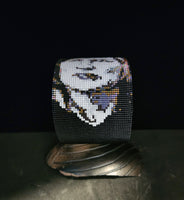Beaded Portrait Cuffs by Shelby Rowe (Chickasaw)