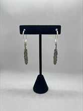 Load image into Gallery viewer, Earrings - Feather Hoop - Kenneth Johnson (Muscogee/Seminole)
