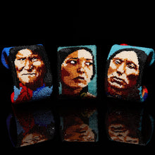 Load image into Gallery viewer, Beaded Portrait Cuffs by Marcus Amerman (Choctaw)
